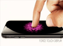 نشانه های اپل بر تالار بیل گراهام و نمایشگر Force Touch با سه سطح فشاری مختلف