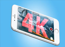 با نسخه 16 گیگابایت آیفون 6S چند دقیقه میتوان با کیفیت 4K فیلم برداری کرد؟