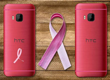 ویرایش ویژه گوشی HTC One M9 (وان ام 9) برای ماه آگاهی از سرطان سینه