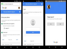 استفاده از تلفن همراه به‌جای رمز برای ورود به حساب کاربری گوگل