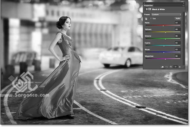 افکت انتخاب رنگ در فتوشاپ افکت انتخاب رنگ در فتوشاپ