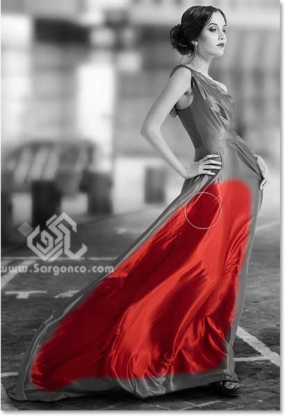 افکت انتخاب رنگ در فتوشاپ افکت انتخاب رنگ در فتوشاپ