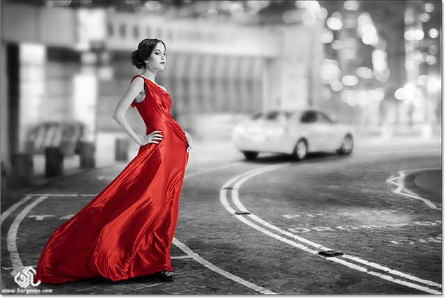 افکت انتخاب رنگ در فتوشاپ افکت انتخاب رنگ در فتوشاپ