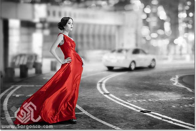 افکت انتخاب رنگ در فتوشاپ افکت انتخاب رنگ در فتوشاپ