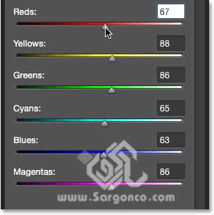 افکت انتخاب رنگ در فتوشاپ افکت انتخاب رنگ در فتوشاپ