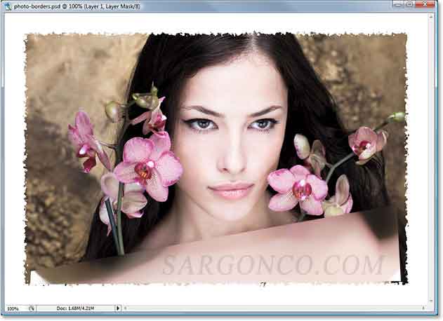 ایجاد یک قاب عکس زیبا در فتوشاپ ایجاد یک قاب عکس زیبا در فتوشاپ