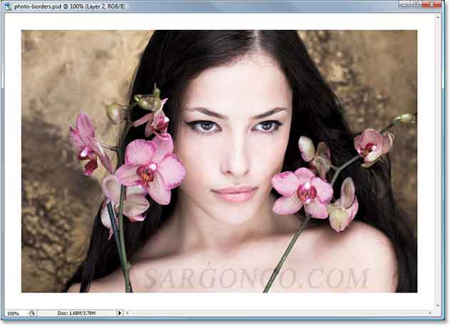ایجاد یک قاب عکس زیبا در فتوشاپ ایجاد یک قاب عکس زیبا در فتوشاپ