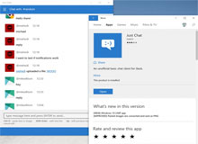 Just Chat برنامه ی یونیورسال Slack برای ویندوزفون Just Chat برنامه ی یونیورسال Slack برای ویندوزفون