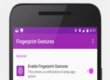 با اپلیکیشن Fingerprint Gestures یک اسکنر اثرانگشت پیشرفته داشته باشید