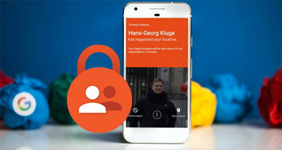 اشتراکگذای موقعیت مکانی با برنامه Trusted Contacts شرکت گوگل اشتراکگذای موقعیت مکانی با برنامه Trusted Contacts شرکت گوگل