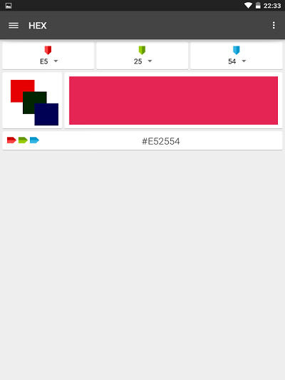 نرم افزار ترکیب رنگ ها Color Mixer RGB HEX