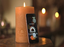 اولین شمع هوشمند جهان با قابلیت تنظیم از طریق موبایل