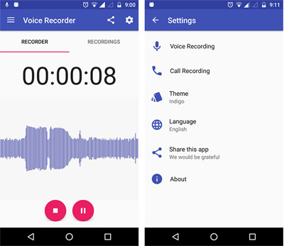 اپلیکیشن AB Call & Voice Recorder
