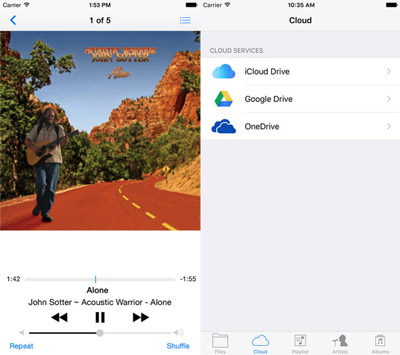 اپلیکیشن Music Player - آی او اس